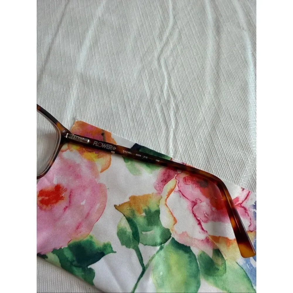 FLOWER EYEWEAR 6004 215 TORTOISE 51/18/140 FLEX HINGE EYEGLASSES FRAME